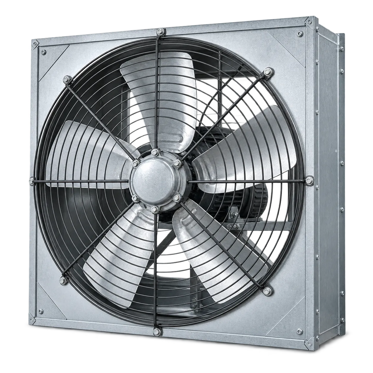 Generated concept image of a square negative-pressure fan