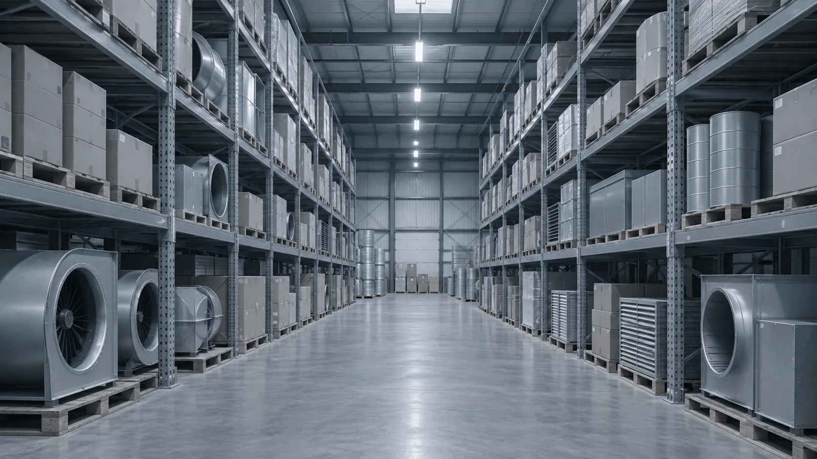 Generated generic warehouse photo placeholder, not the Xingxu warehouse